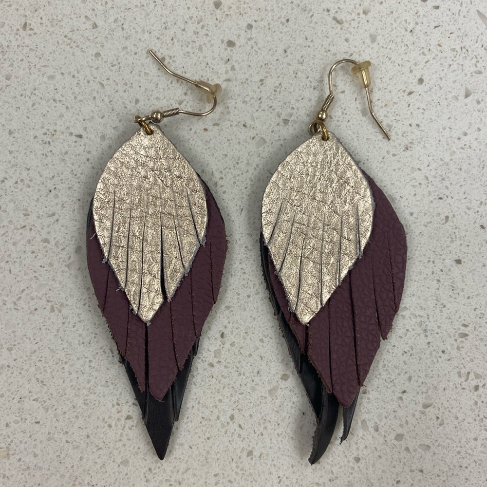 Sseko (Noonday Collection) Custom Leather Earrings